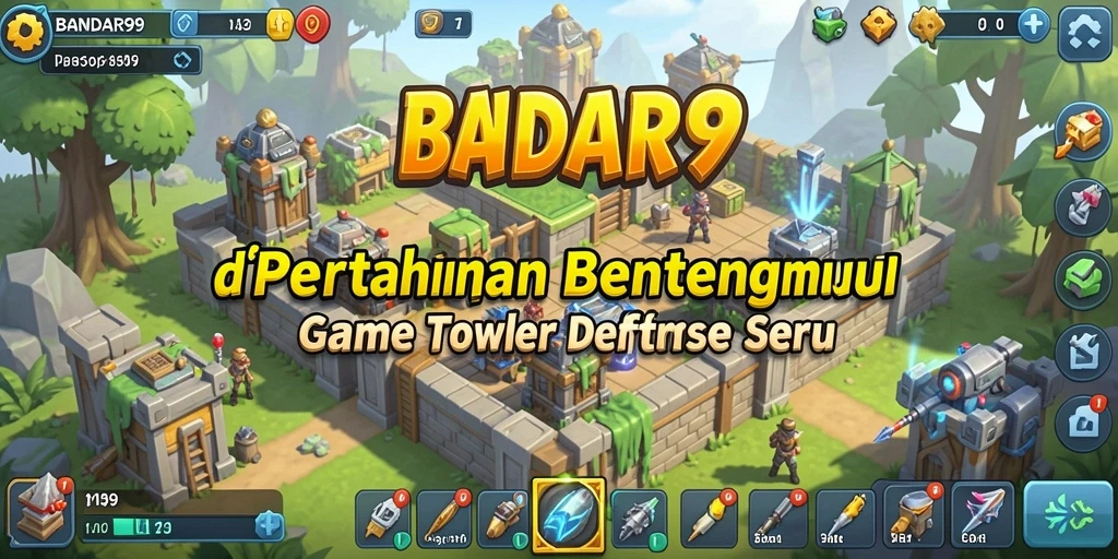 Gameplay intens di BANDAR99 dengan aksi Tower Defense yang seru.