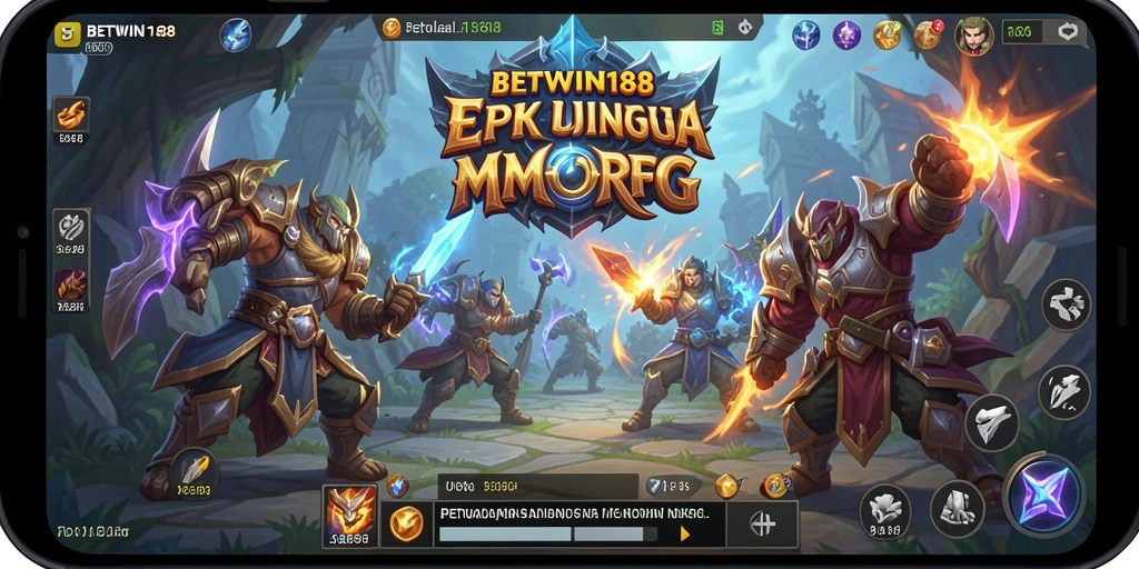 Tampilan gameplay BETWIN188 yang menakjubkan dalam dunia MMORPG.