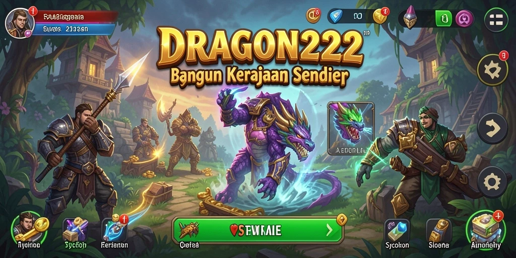 Tampilan gameplay DRAGON222 yang menampilkan manajemen bisnis.