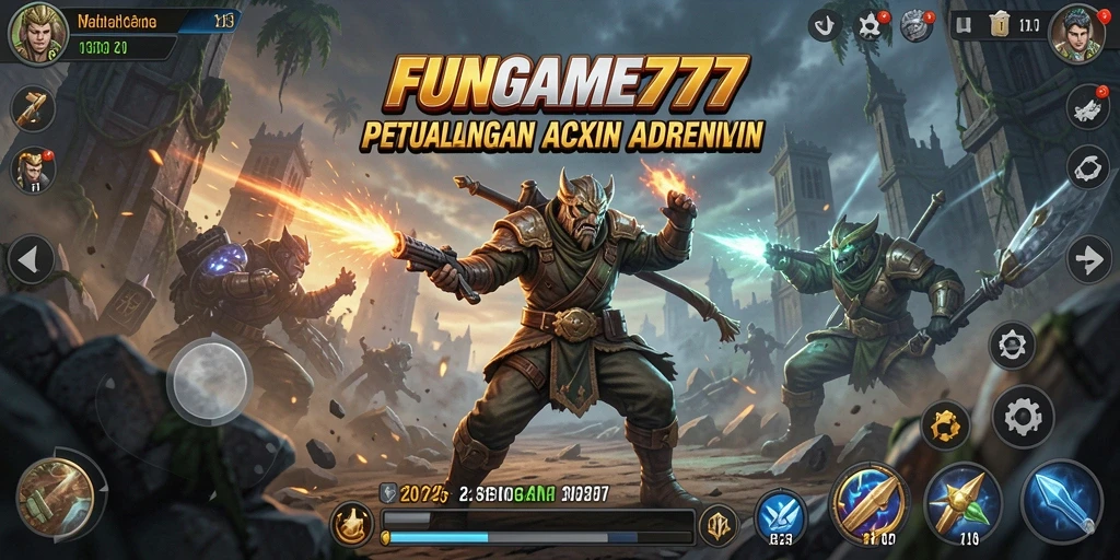 Tangkapan layar dari gameplay seru FUNGAME777.