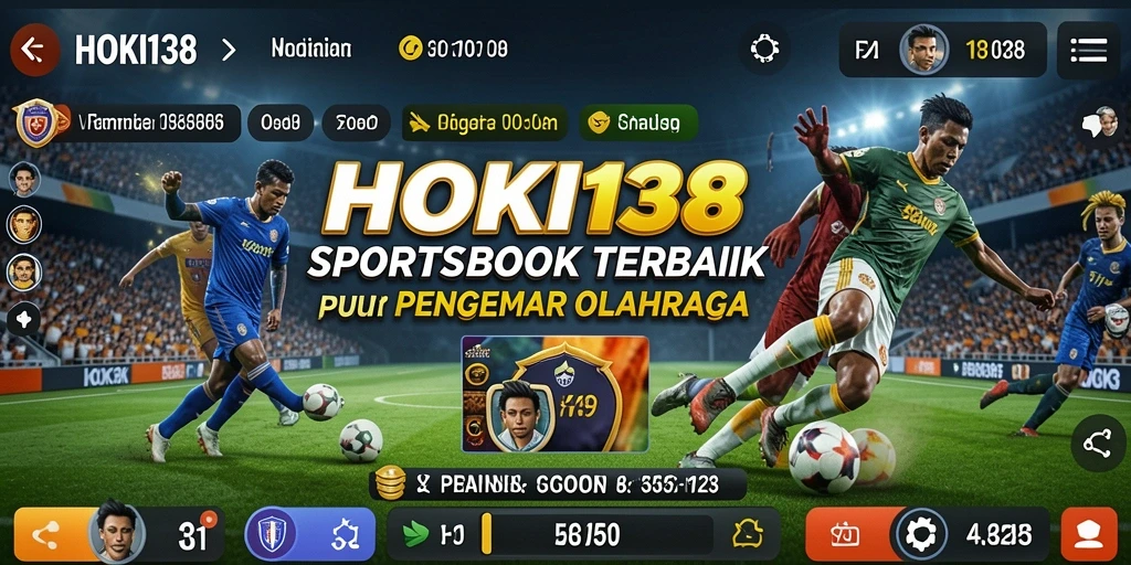 Screenshot HOKI138 menampilkan pengguna yang memasang taruhan pada pertandingan olahraga.