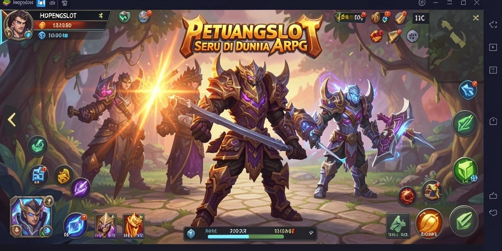 Tampilan gameplay menakjubkan di HOPENGSLOT dengan pertarungan seru.
