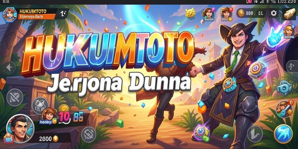 Tampilan gameplay HUKUMTOTO yang mendebarkan dalam dunia Open World.