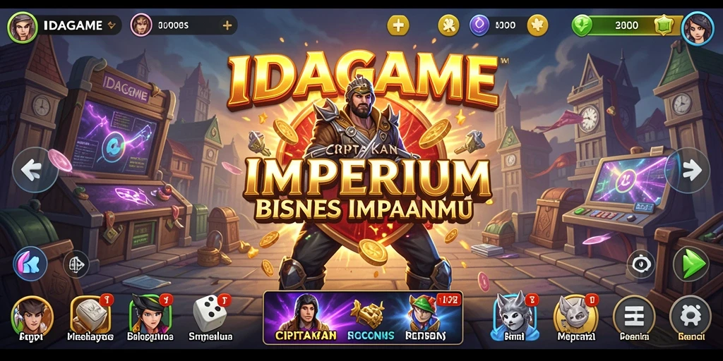 Tampilan gameplay <strong>IDAGAME</strong> yang sangat menarik dan interaktif.