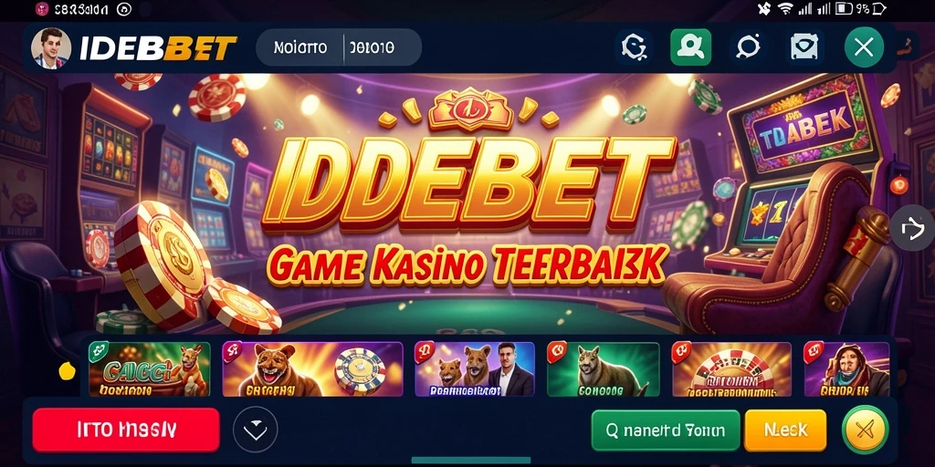 Tampilan gameplay IDEBET yang menarik dan interaktif.