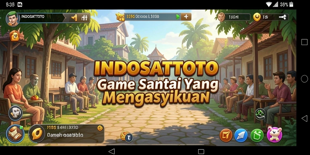 Screenshot INDOSATTOTO menunjukkan momen seru gameplay Casual.