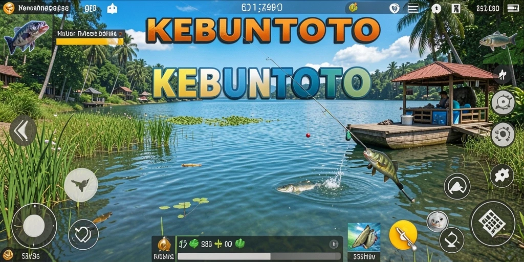Tangkapan ikan yang menawan di KEBUNTOTO saat gameplay.
