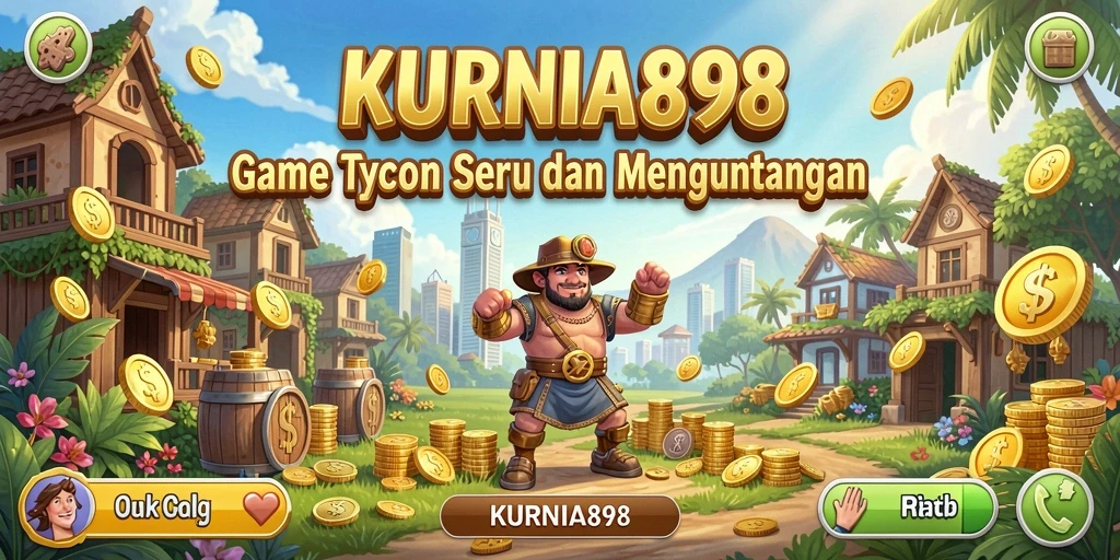 Tampilan gameplay menarik dari KURNIA898 yang menunjukkan aktivitas bisnis.