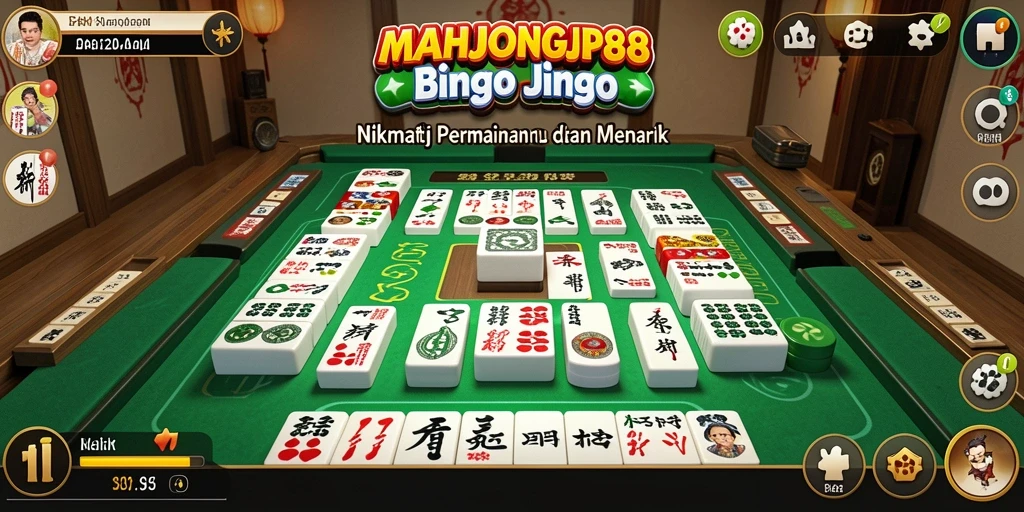 Tangkapan layar gameplay MAHJONGJP88 yang seru dan mendebarkan.