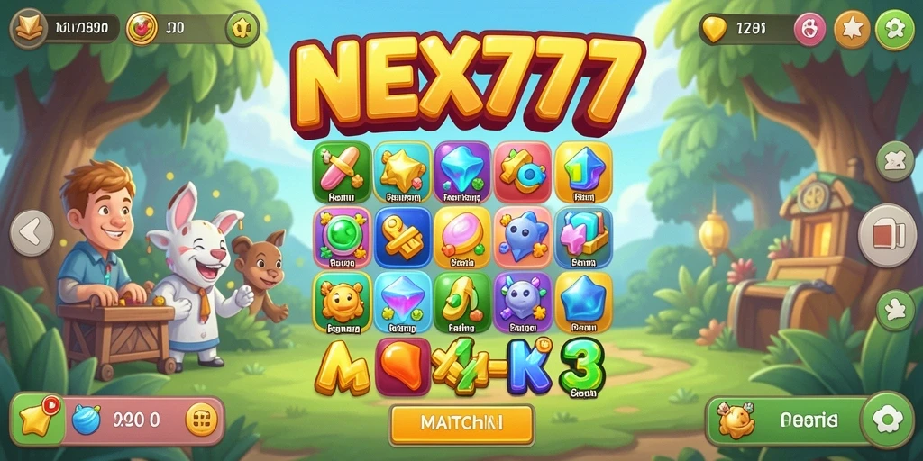 Tampilan gameplay seru dan menantang dalam NEX777.