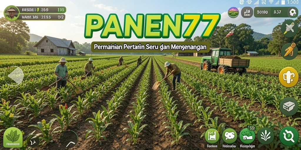 Tampilan gameplay PANEN77 yang menarik dan interaktif.