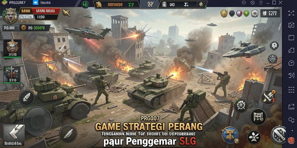 Tangkapan layar menunjukkan aksi pertempuran mendebarkan di PRG007.