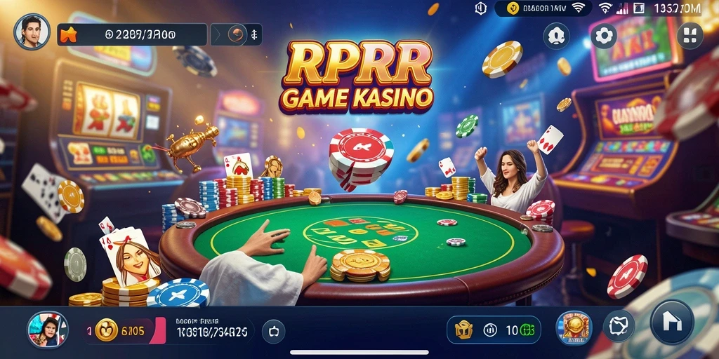 Gameplay menarik dan seru di RPRR dengan nuansa Kasino.