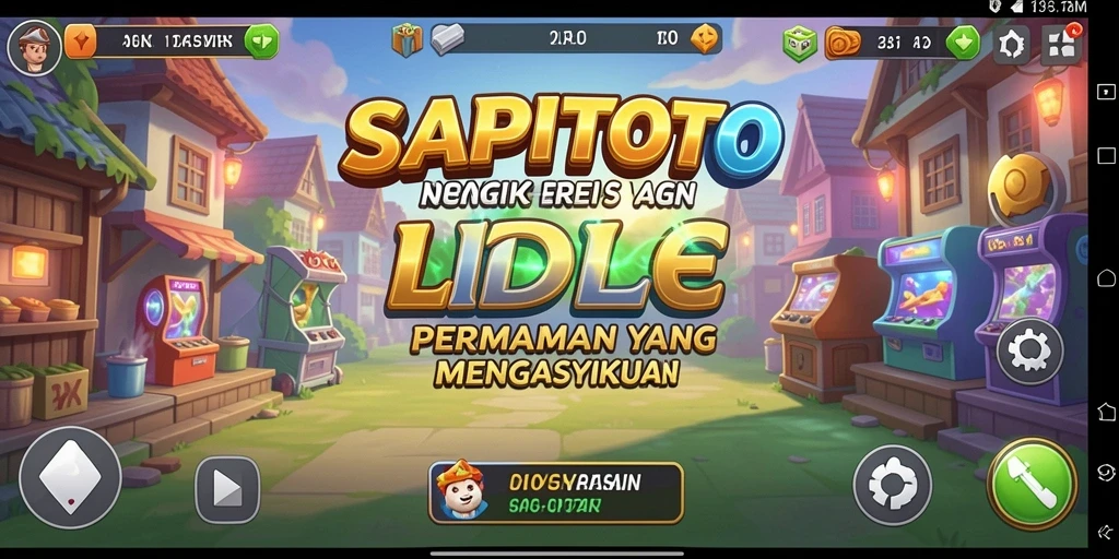 Tampilan gameplay <strong>SAPITOTO</strong> yang menawan dalam permainan Idle.