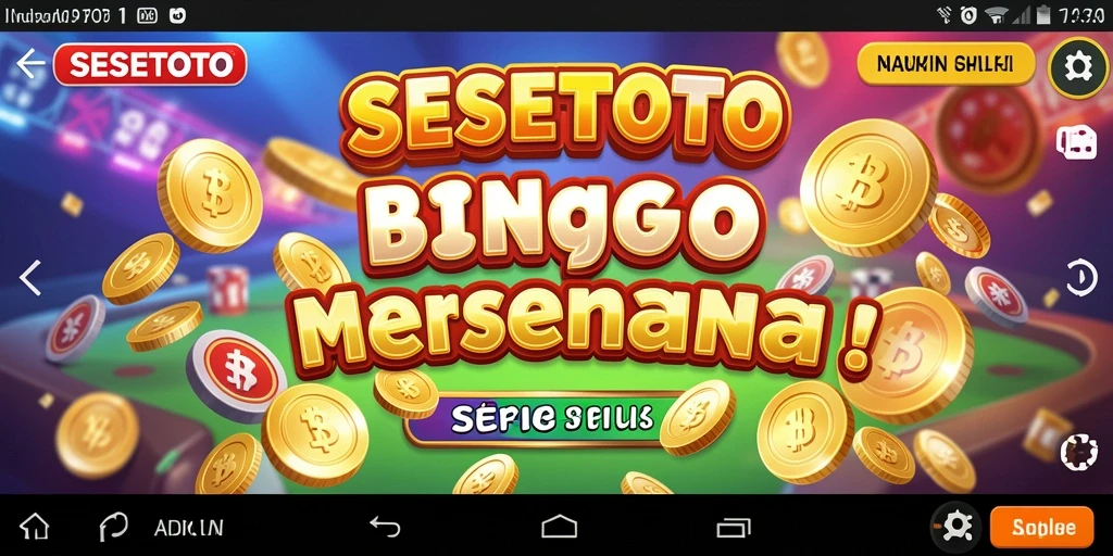 Screenshot SESETOTO menunjukkan gameplay Bingo yang seru dan interaktif.