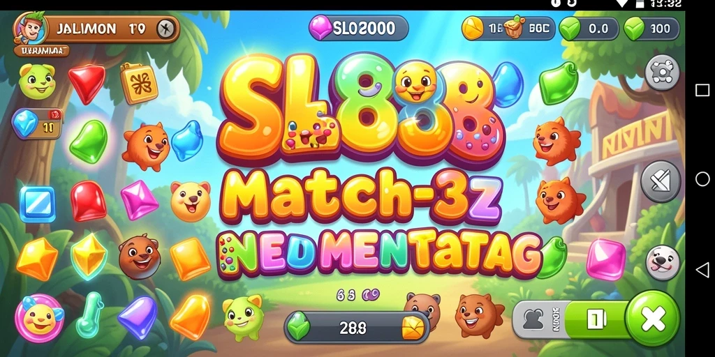 Tangkapan layar menunjukkan gameplay seru dan penuh warna dari SL888.
