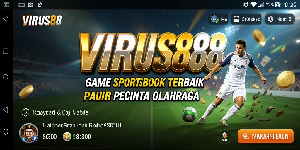 Tampilan gameplay menarik dan fitur taruhan live di VIRUS88.